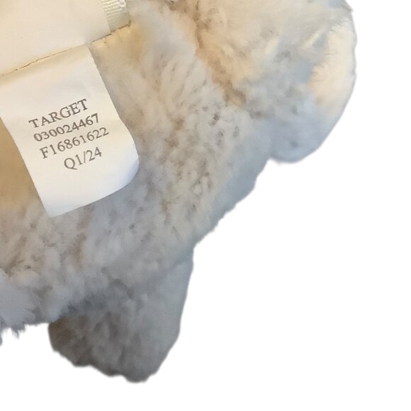 Fluffy Bunny Plush Stuffed Animal Baby Toy Clip & Carrot Cloud Island 13” - Picture 4 of 5